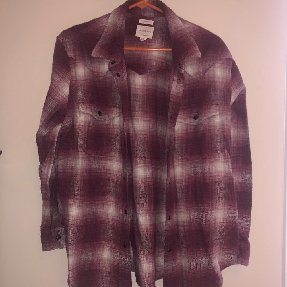 American Eagle Plaid Flannel